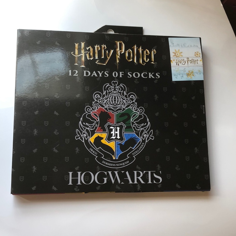 Factory sealed box of Advent Harry Potter socks